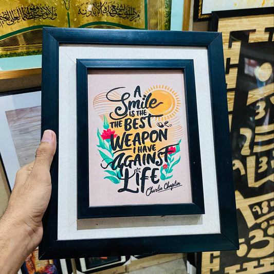A Smile - Color Full - Wall Art (25 x 35 cm)