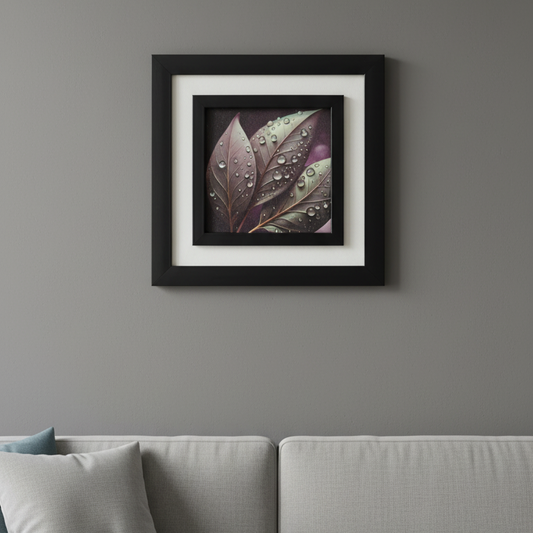 Leaves Art - Floral Wall Frame