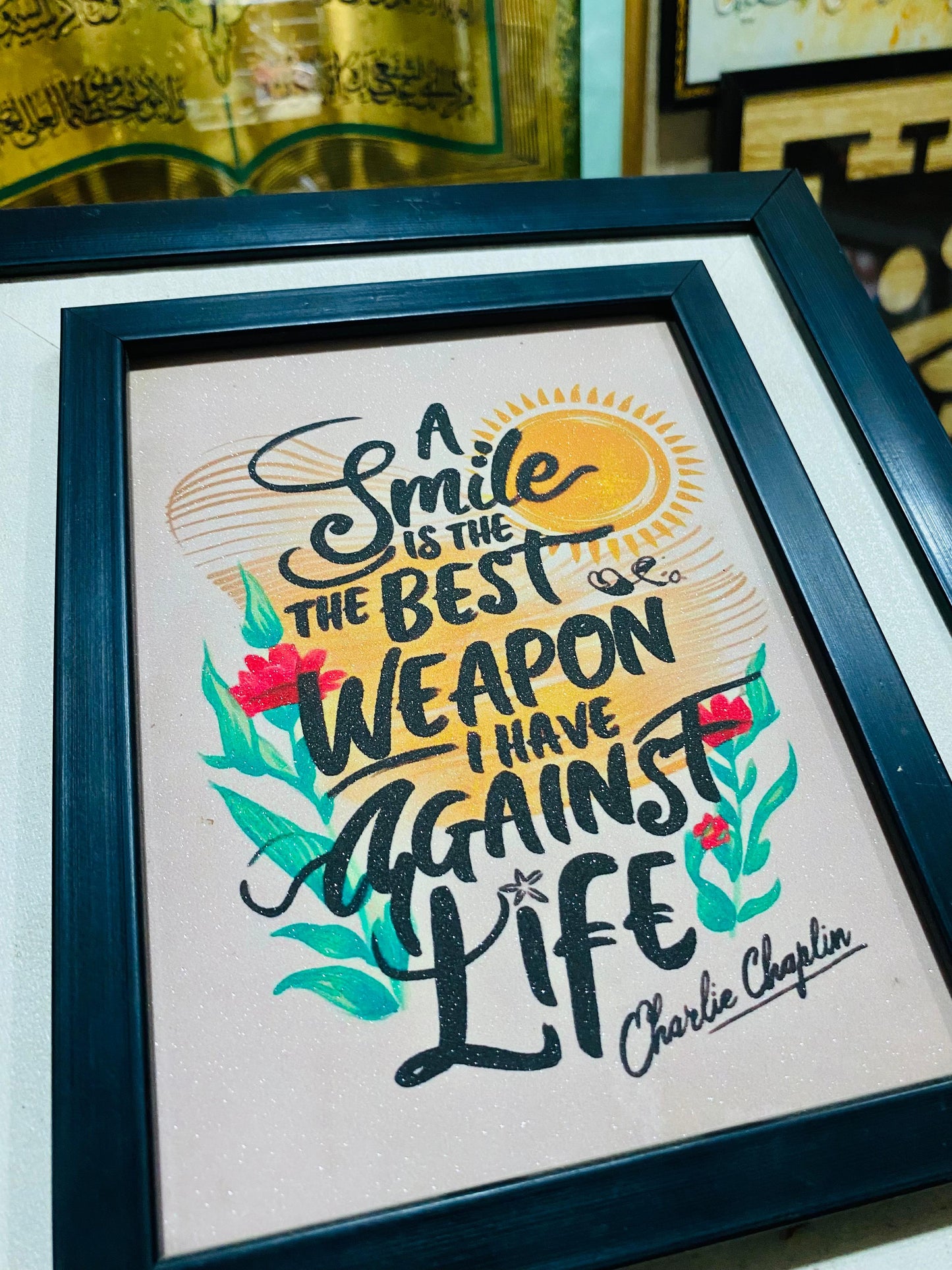 A Smile - Color Full - Wall Art (25 x 35 cm)