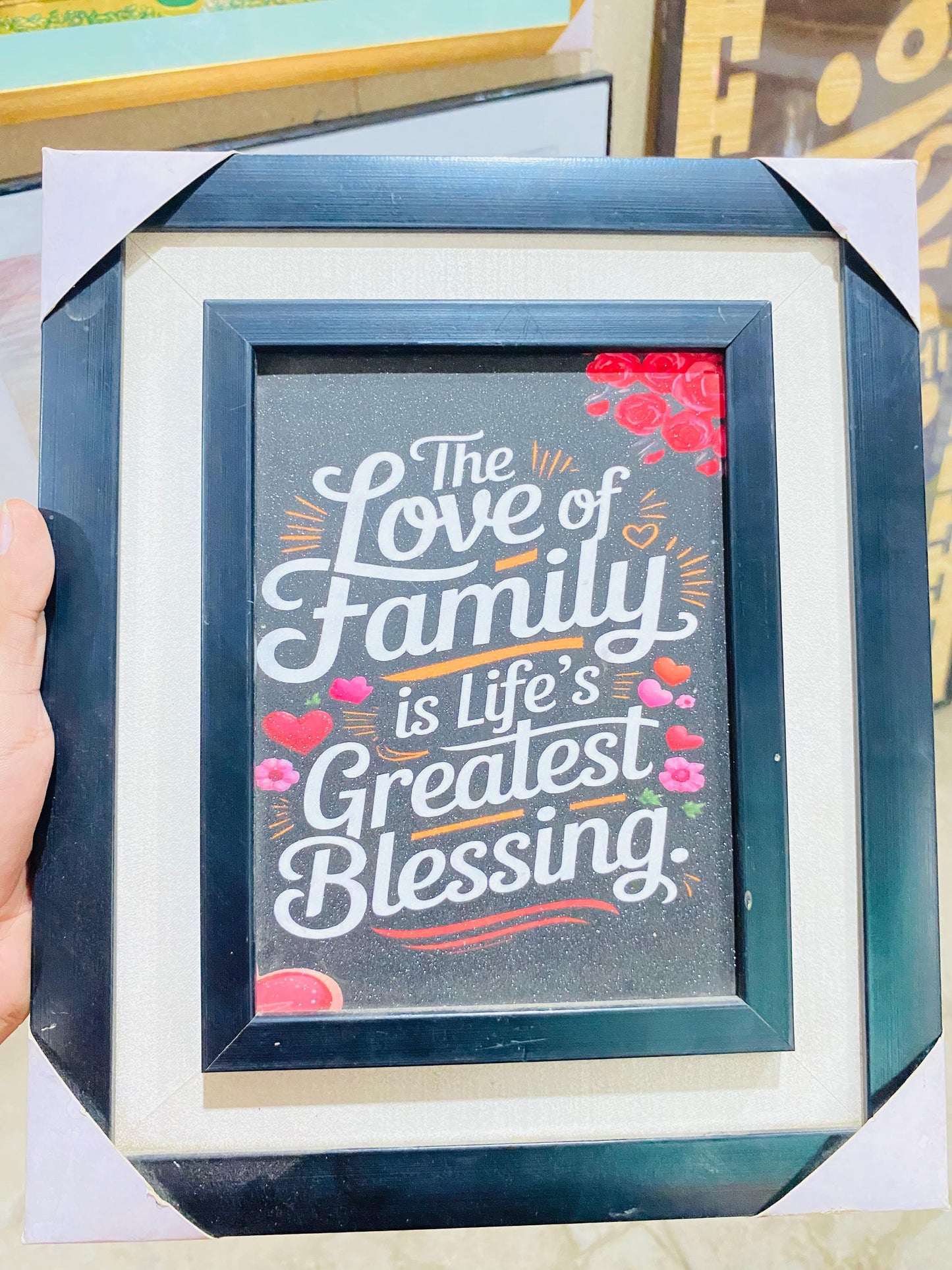 The Love Of Family - Color Full - Wall Art (25 x 35 cm)